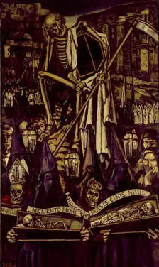Procession of the Dead. Artist: Solana, José (1886-1945)