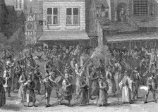 Procession of the League (la Ligue), Paris, 24 May 1590. Creator: Unknown