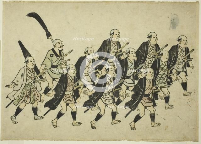 Procession of a Daimyo, c. 1681/84. Creator: Hishikawa Moronobu.