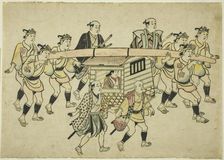 Procession of a Daimyo, c. 1681/84. Creator: Hishikawa Moronobu