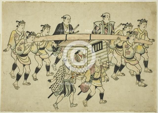Procession of a Daimyo, c. 1681/84. Creator: Hishikawa Moronobu.