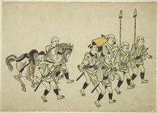 Procession of a Daimyo, c. 1681/84. Creator: Hishikawa Moronobu