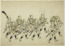 Procession of a Daimyo, c. 1681/84. Creator: Hishikawa Moronobu