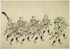 Procession of a Daimyo, c. 1681/84. Creator: Hishikawa Moronobu