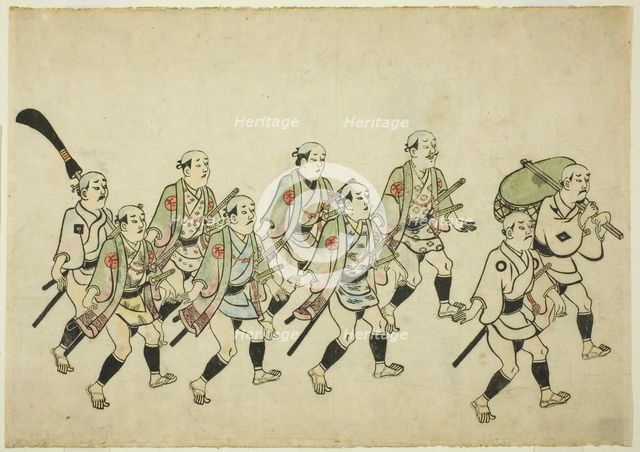 Procession of a Daimyo, c. 1681/84. Creator: Hishikawa Moronobu.
