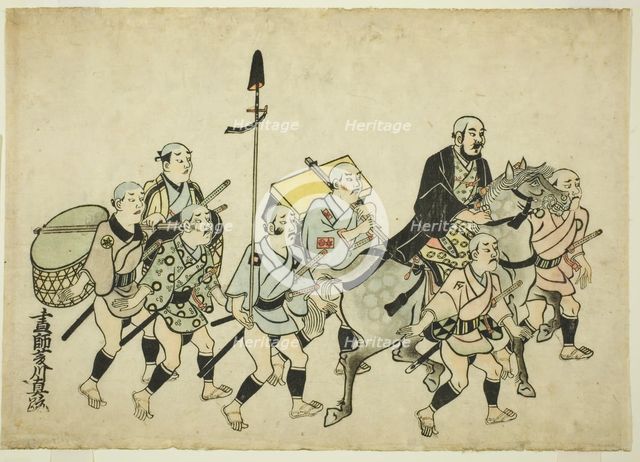 Procession of a Daimyo, c. 1681/84. Creator: Hishikawa Moronobu.