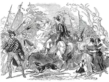 Procession of archers, 1844. Creator: Unknown