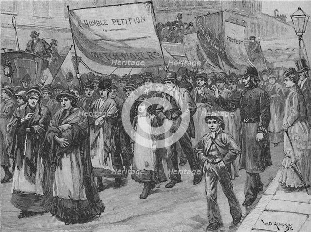 'Procession of Match-Makers To Westminster', 1892. Artist: William Douglas Almond.