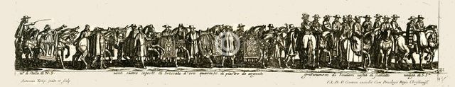 Procession of officials and nobles, late 16th-early 17th century. Creator: Unknown.