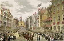 Procession on the Strand, Westminster, London, 1863