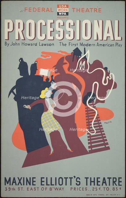 Processional, New York, 1937. Creator: Unknown.