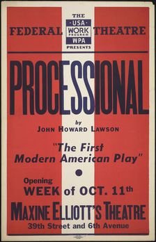 Processional, New York, 1937. Creator: Unknown