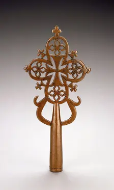 Processional cross, 15th century. Creator: Unknown