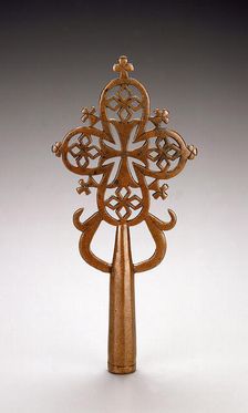 Processional cross, 15th century. Creator: Unknown