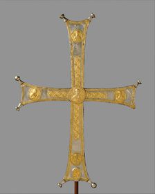 Processional Cross, Byzantine, ca. 1000-1050. Creator: Unknown