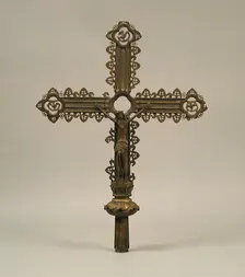 Processional Cross, Irish, early 20th century (original dated 15th century). Creator: Unknown