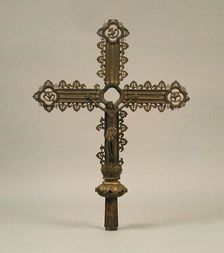 Processional Cross, Irish, early 20th century (original dated 15th century). Creator: Unknown