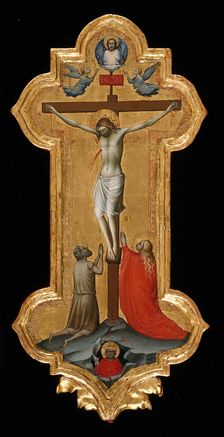 Processional Cross with Saint Mary Magdalene and a Blessed Hermit, 1392/95. Creator: Lorenzo Monaco