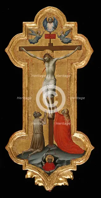 Processional Cross with Saint Mary Magdalene and a Blessed Hermit, 1392/95. Creator: Lorenzo Monaco.