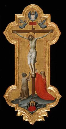 Processional Cross with Saint Mary Magdalene and a Blessed Hermit, 1392/95. Creator: Lorenzo Monaco
