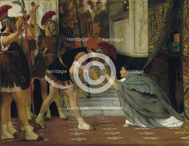 Proclaiming Claudius Emperor, 1867. Artist: Alma-Tadema, Sir Lawrence (1836-1912)