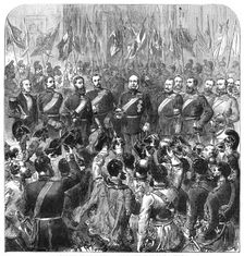 Proclaiming the King of Prussia as German Emperor in the Palace of Versailles, 1871. Creator: Unknown
