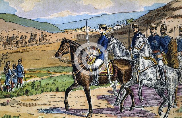 Proclamation of Alphonse XII as king of Spain on 29 December 1874 in Sagunto.