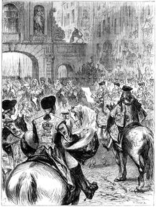 Proclamation of George I as King of Great Britain and Ireland, 1714.Artist: W Thomas