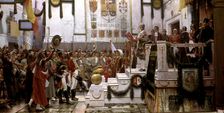 Proclamation of the Courts of Cadiz 1812, oil painted in 1912
