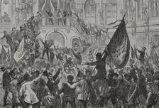 Proclamation of the French Republic in Paris, 1870. Creator: Ribas