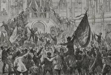 Proclamation of the French Republic in Paris, 1870. Creator: Ribas