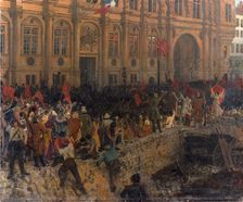 Proclamation of the Republic on February 24, 1848, c. 1902. Creator: Laurens, Jean-Paul (1838-1921)