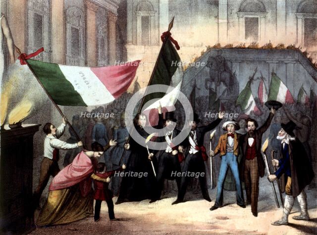 Proclamation of the Roman Republic, February 1849.