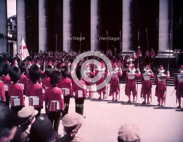 Proclamation at the Royal Exchange, London, 1952. Creator: Arthur Charles Kirby Ware.
