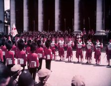 Proclamation at the Royal Exchange, London, 1952. Creator: Arthur Charles Kirby Ware