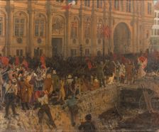 Proclamation de la République le 24 février 1848, c.1902. Creator: Jean-Paul Laurens