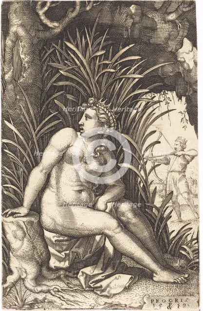 Procris, 1539. Creator: Georg Pencz.