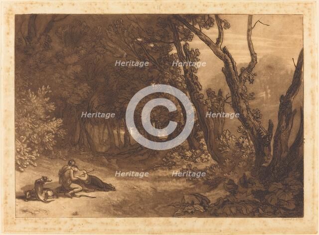Procris and Cephalus, published 1812. Creator: JMW Turner.