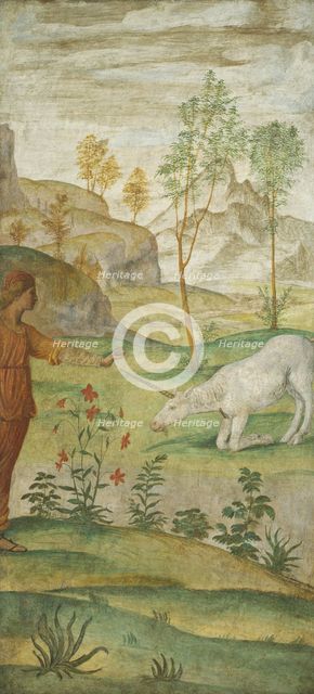 Procris and the Unicorn, c. 1520/1522. Creator: Bernardino Luini.