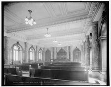 Probate court room, Wayne County Building, Detroit, c1902. Creator: Unknown