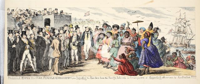 Probable Effects of Over Female Emigration …, c. 1844.