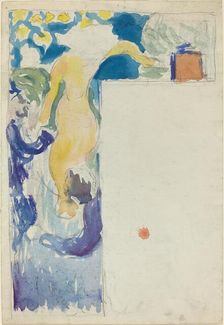 Program Design for the Théâtre Libre [recto], c. 1890. Creator: Edouard Vuillard