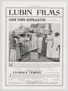 Program for Coon Town Suffragettes, 1914. Creator: Unknown