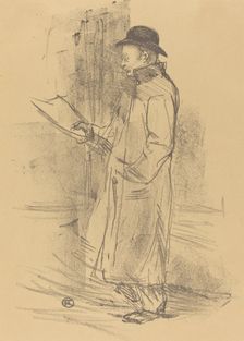 Program for "Benefice Gemier" (Programme du "Bénéfice Gémier"), 1897. Creator: Henri de Toulouse-Lautrec