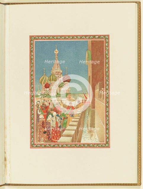 Program for the opera A Life for the Tsar by M. Glinka, 1896. Creator: Ryabushkin, Andrei Petrovich (1861-1904).