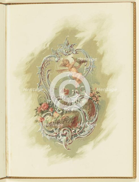 Program for the ballet La Perle by Marius Petipa and Riccardo Drigo, 1896. Creator: Hohen, Alexander von (1856-1914).