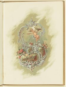 Program for the ballet La Perle by Marius Petipa and Riccardo Drigo, 1896. Creator: Hohen, Alexander von (1856-1914)