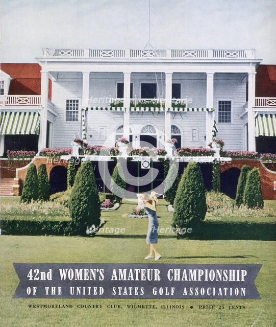 Programme for 42nd US Women's Amateur Championship, 1938. Artist: Unknown