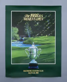 Programme for US Women's Open, 1988. Creator: Unknown