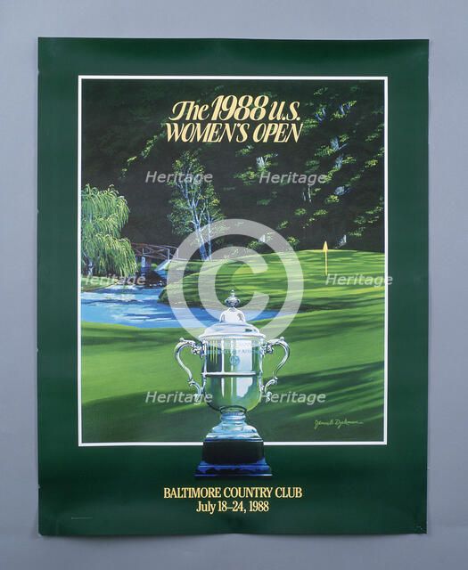 Programme for US Women's Open, 1988. Artist: Unknown